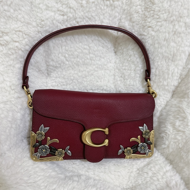 全新 coach tabby 26(立體金屬花)-34