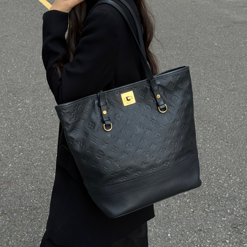 (超稀有⏰) LV 專櫃高級款 全牛皮凱莉釦 托特包👜 專櫃13萬!-2