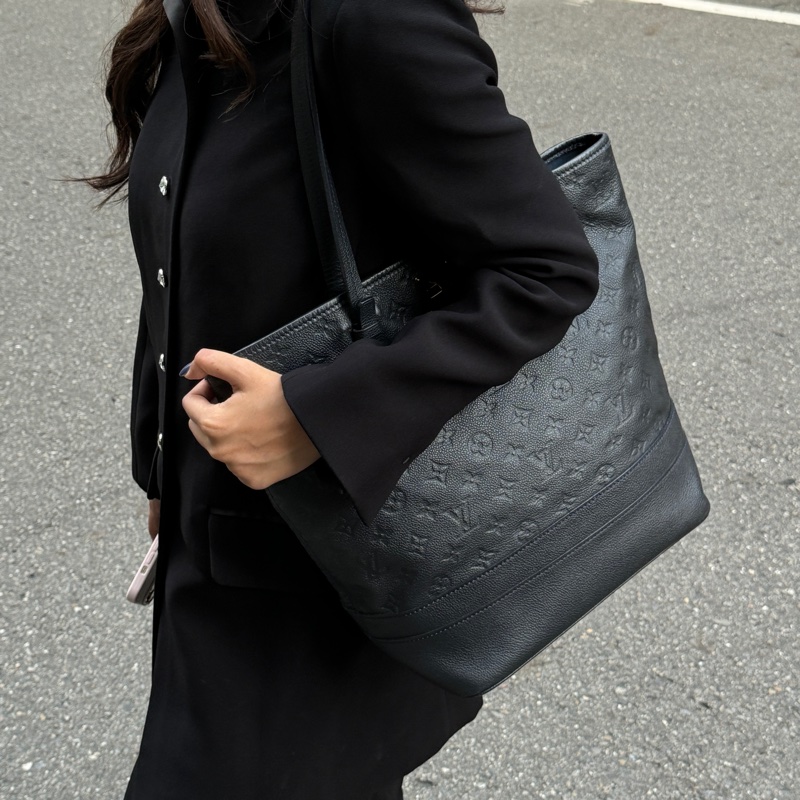 (超稀有⏰) LV 專櫃高級款 全牛皮凱莉釦 托特包👜 專櫃13萬!-9