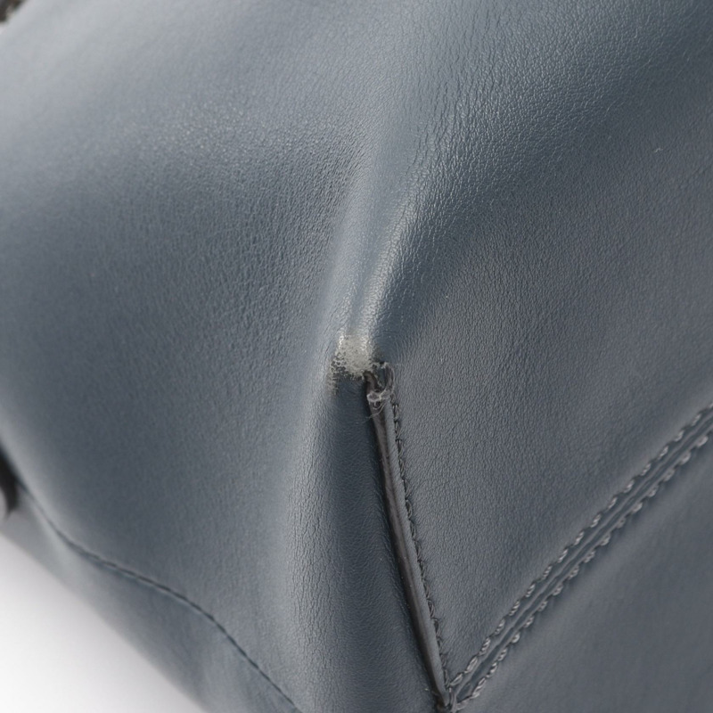 FENDI BY THE WAY 中型手提包 8BL124 皮革 綠色 米色 棕色 二手 女士-4