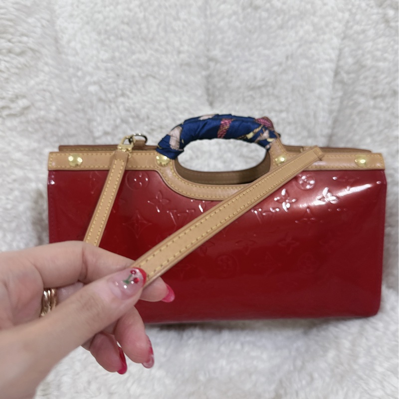 LV 漆皮手提肩背包M91987-2