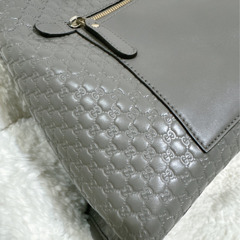 全新 Gucci 手提肩背包 (大象灰）-33