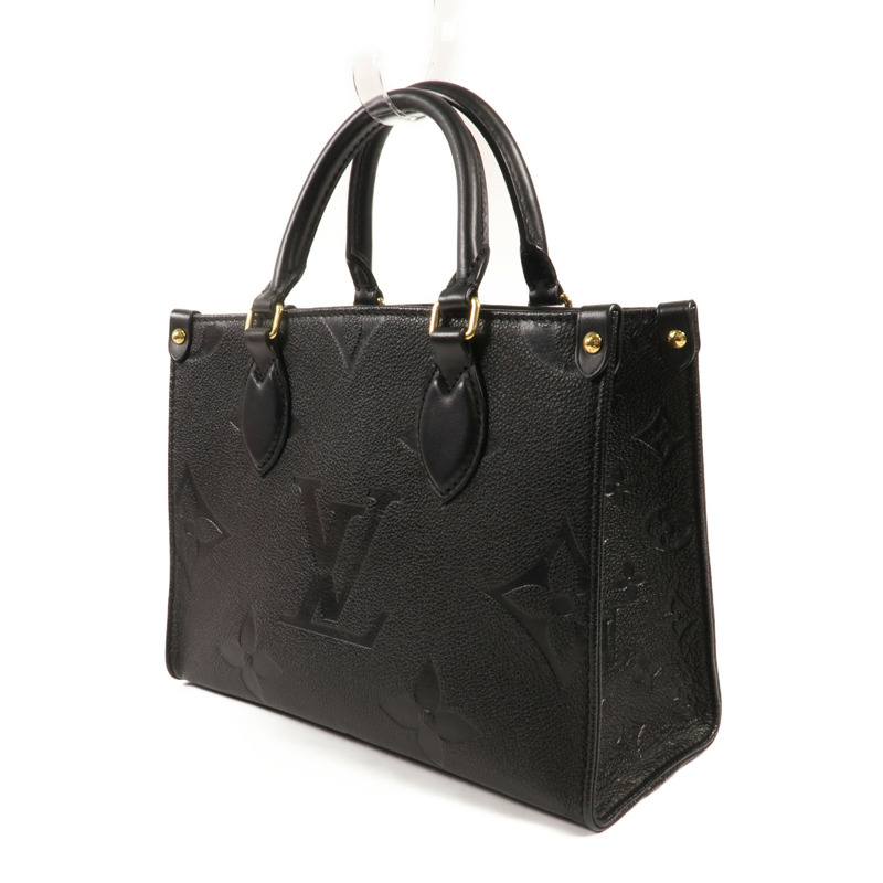 LOUIS VUITTON Monogram Empreinte On The Go PM金扣手挽肩背兩用袋-2