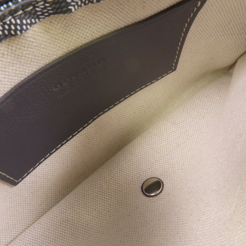 GOYARD 塗層帆布Plumet Pocket Wallet銀扣錢包肩背兩用袋-4