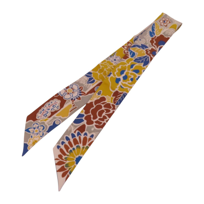 HERMES 絲質Twilly Scarf絲巾-11
