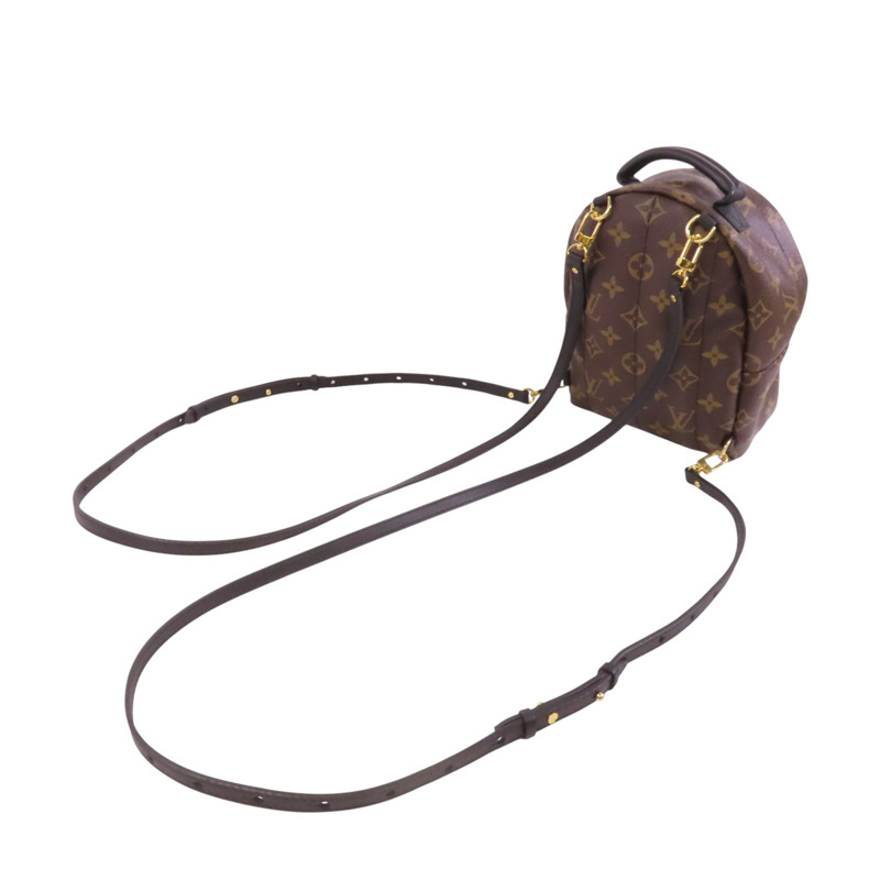 LOUIS VUITTON Monogram Palm Springs Mini金扣背包肩背兩用袋-7