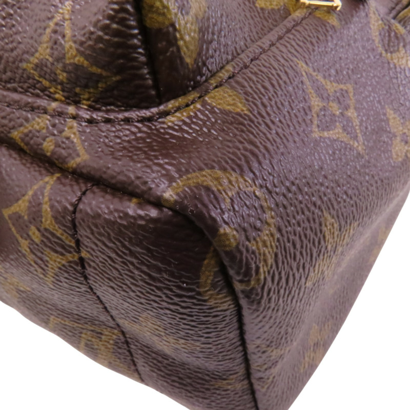 LOUIS VUITTON Monogram Palm Springs Mini金扣背包肩背兩用袋-11