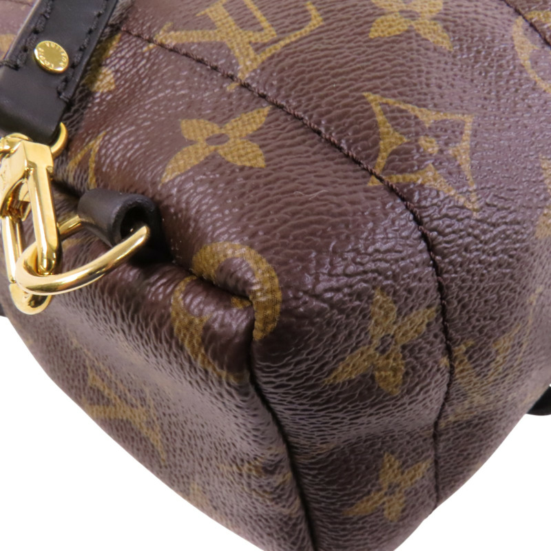 LOUIS VUITTON Monogram Palm Springs Mini金扣背包肩背兩用袋-12