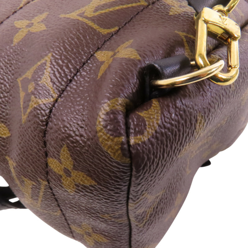 LOUIS VUITTON Monogram Palm Springs Mini金扣背包肩背兩用袋-13
