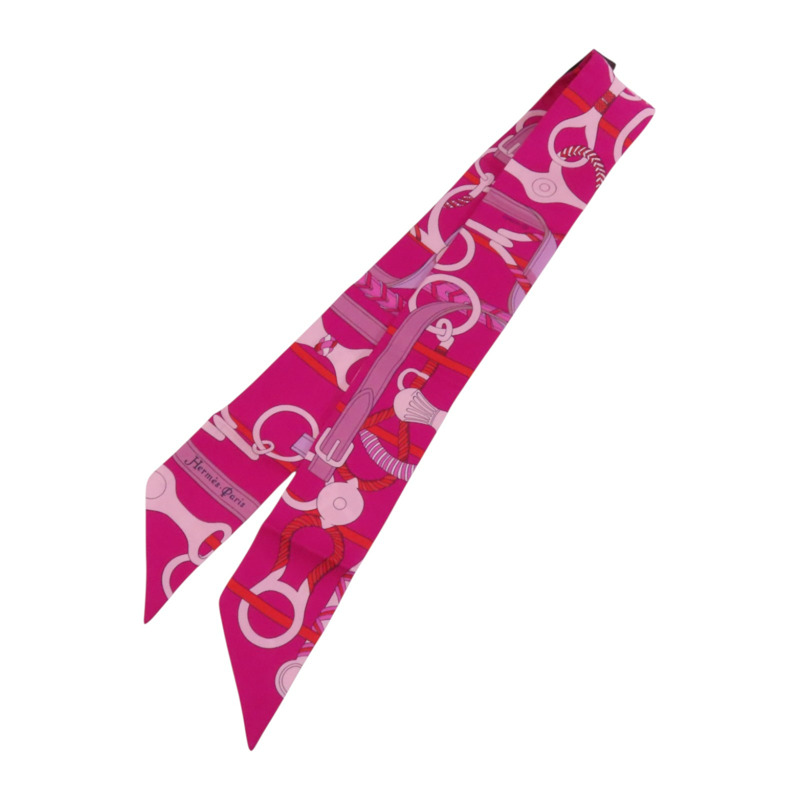 HERMES 絲質Twilly Scarf絲巾-1
