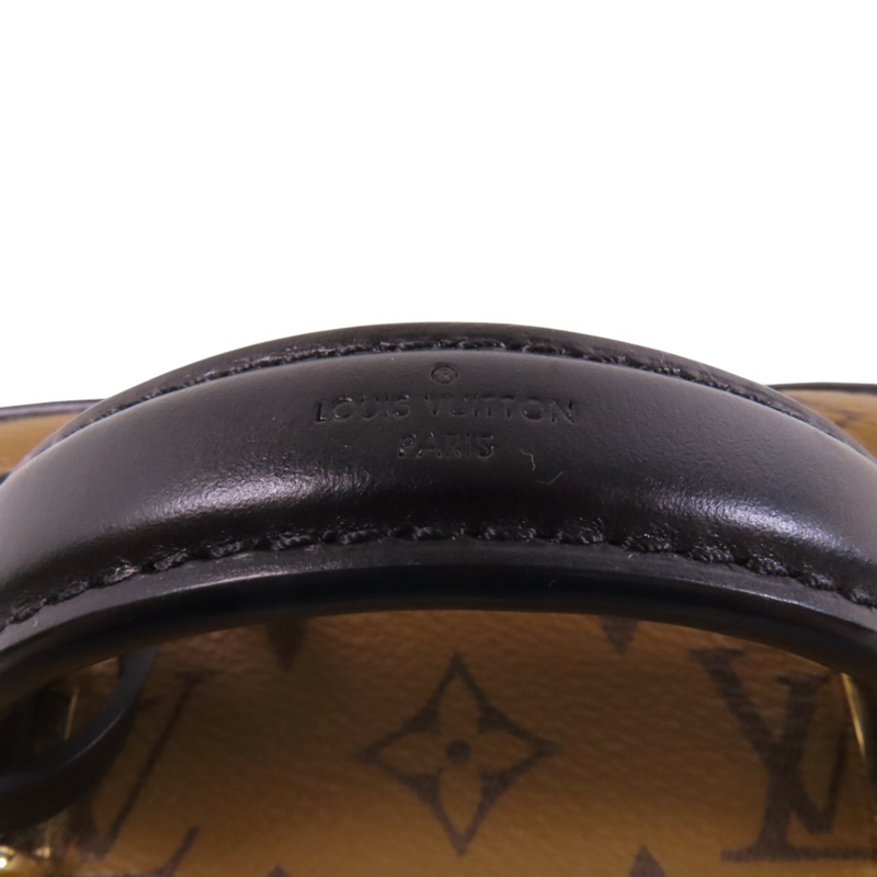 LOUIS VUITTON Monogram Reverse Vanity PM金扣手挽肩背兩用袋-15