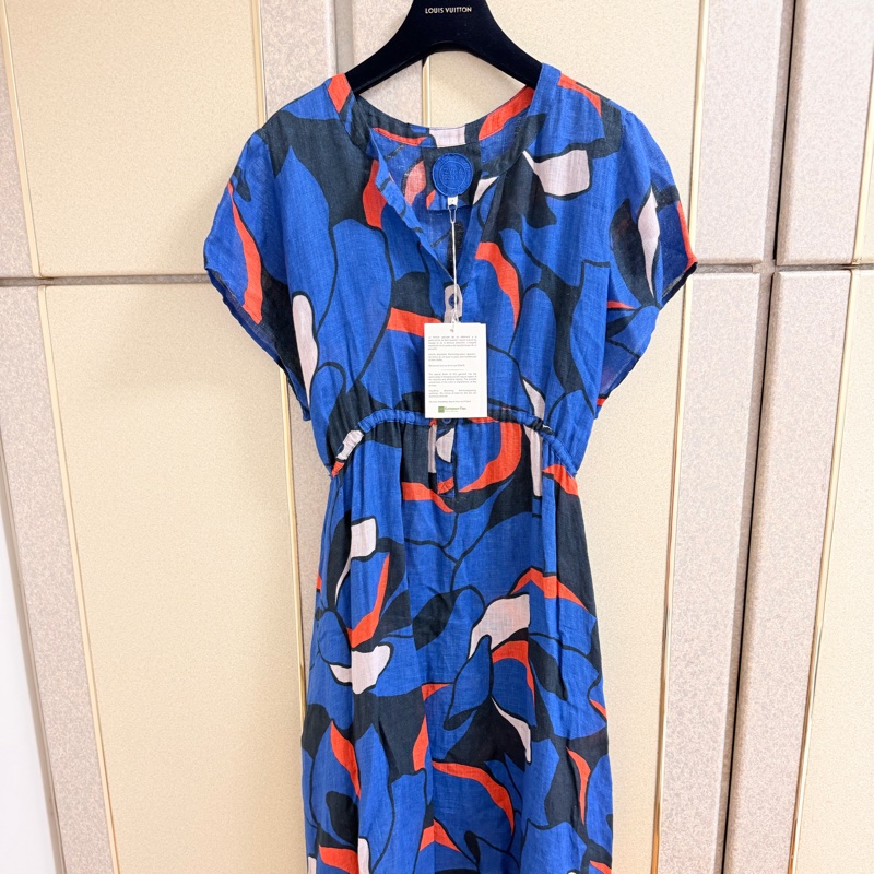 8）全新Zyga Paris 萬元精品亞麻質感腰綁帶設計款洋裝 S-L可穿-8