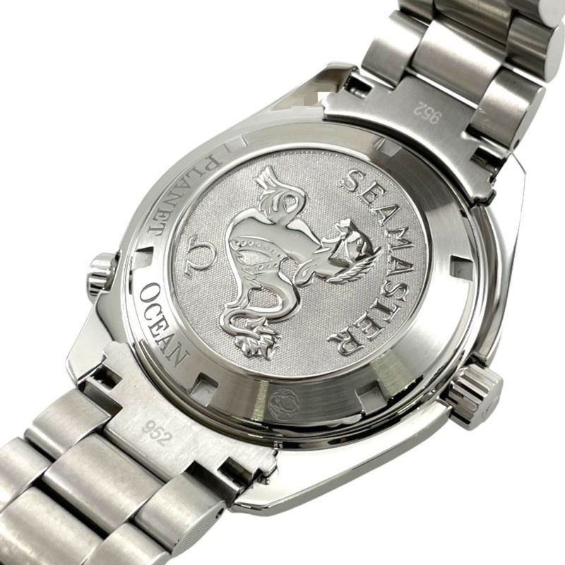 歐米茄海馬系列海洋宇宙2201.51男士自動機械腕錶,精鋼錶殼,黑色錶盤,同軸天文台認證-7