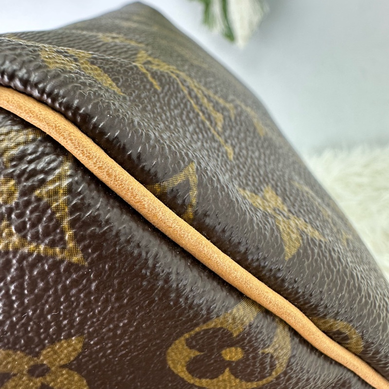 LV Speedy 30 經典啡色老花 手提包-7