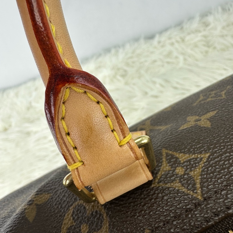 LV Speedy 30 經典啡色老花 手提包-15