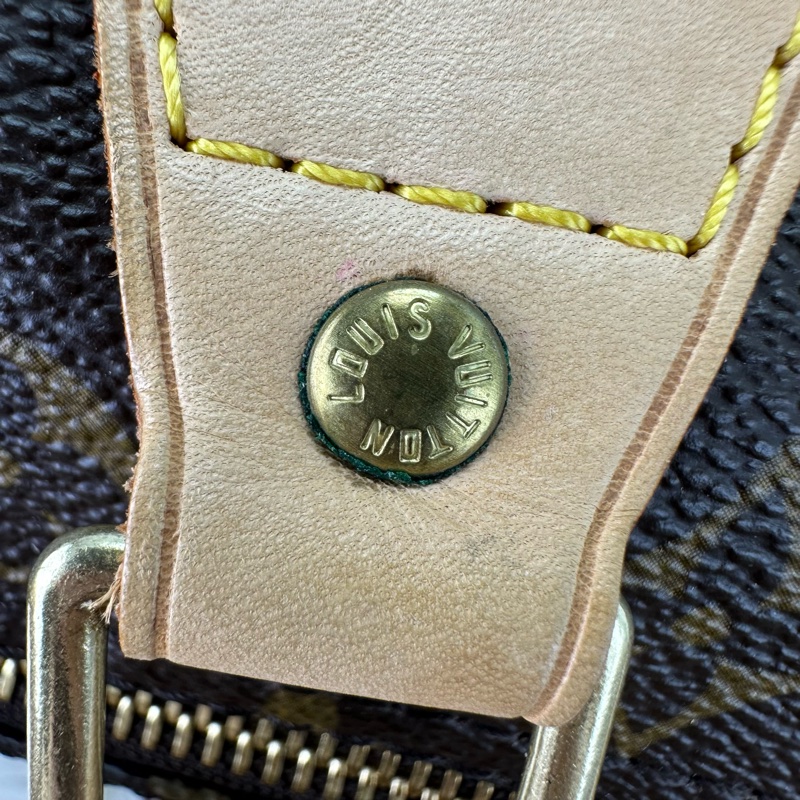 LV Speedy 30 經典啡色老花 手提包-19