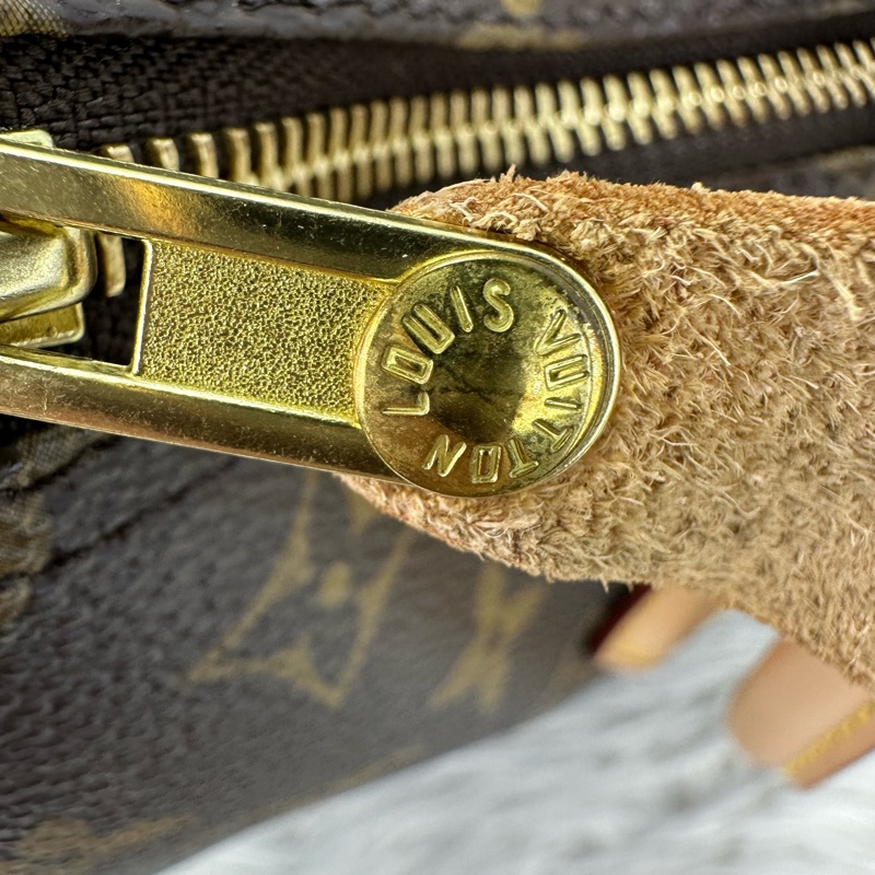 LV Speedy 30 經典啡色老花 手提包-21