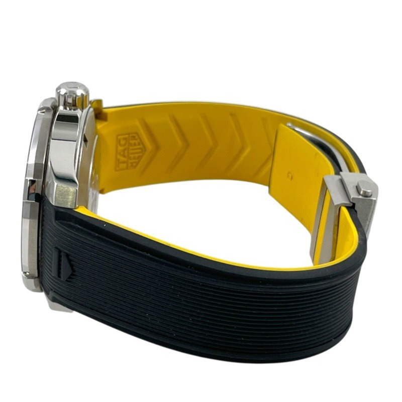 TAG HEUER 豪雅競潛系列 Calibre 5 WAY211A.FT6068 男士自動機械腕錶,不鏽鋼和橡膠錶帶,黑色錶盤-3