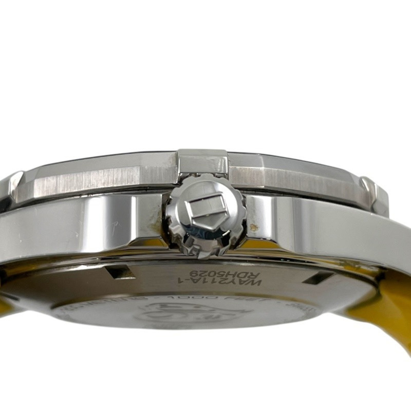 TAG HEUER 豪雅競潛系列 Calibre 5 WAY211A.FT6068 男士自動機械腕錶,不鏽鋼和橡膠錶帶,黑色錶盤-8