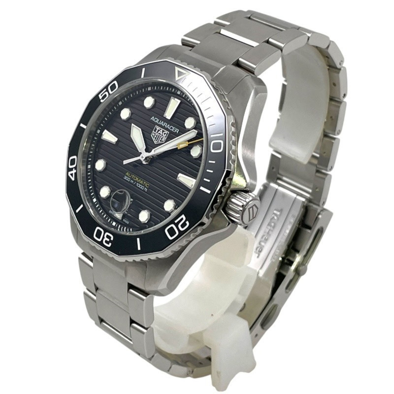 TAG HEUER 豪雅競潛系列專業300公尺潛水錶 WBP201A.BA0632 男士自動機械腕錶,不鏽鋼錶殼,黑色錶盤,日期顯示-1