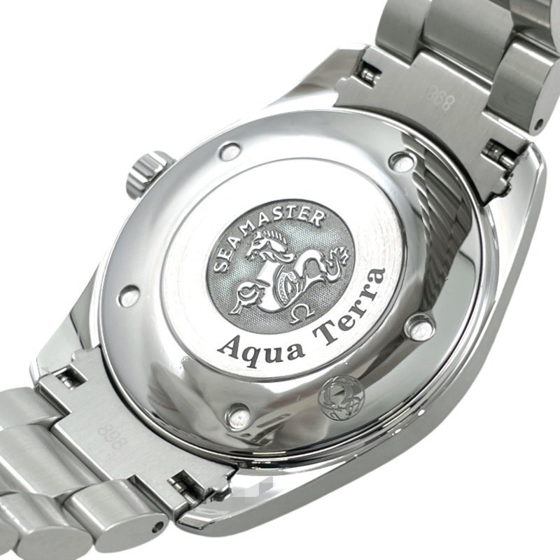 歐米茄海馬系列150公尺2517.30不鏽鋼男士石英錶,銀色錶盤-6