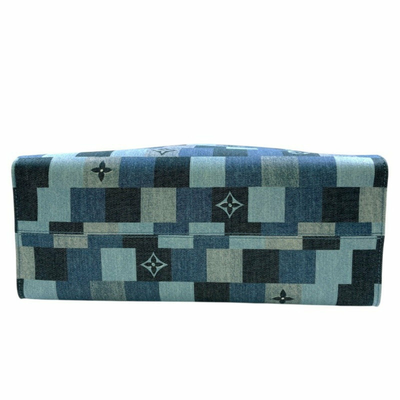 路易威登 On the Go GM M44992 手提包,女士款,牛仔布,Monogram 圖案,兩用款,男士款-6