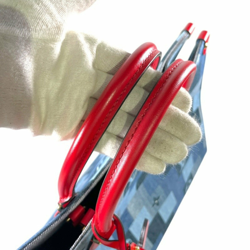 路易威登 On the Go GM M44992 手提包,女士款,牛仔布,Monogram 圖案,兩用款,男士款-7