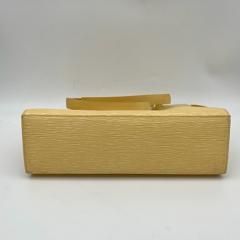 「JL精品代購」Lv小雞黃水波纹單肩托特包-10