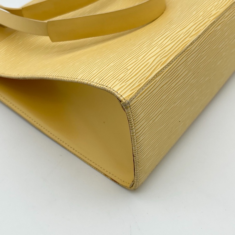 「JL精品代購」Lv小雞黃水波纹單肩托特包-11