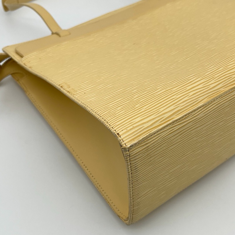 「JL精品代購」Lv小雞黃水波纹單肩托特包-13