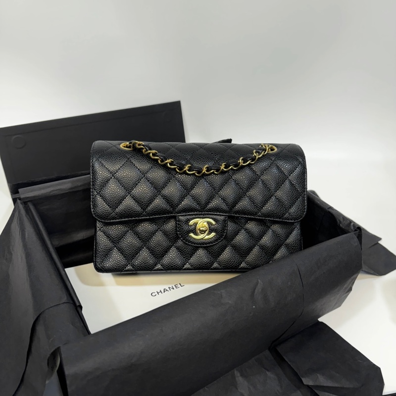 CHANEL黑金荔枝牛皮coco23 A01113-0