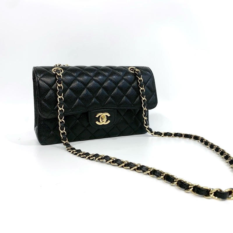 CHANEL黑金荔枝牛皮coco23 A01113-7