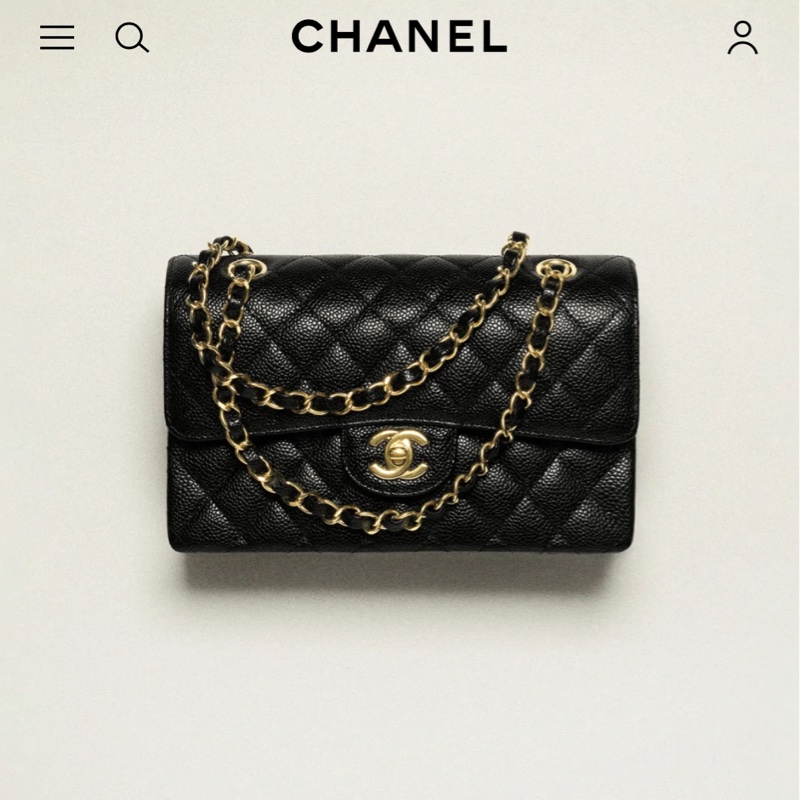 CHANEL黑金荔枝牛皮coco23 A01113-8