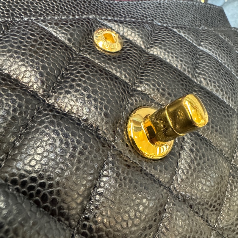 CHANEL黑金荔枝牛皮coco23 A01113-11