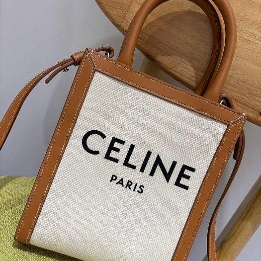 *SHIHNA名牌精品*Celine 帆布迷你Cabas包-0
