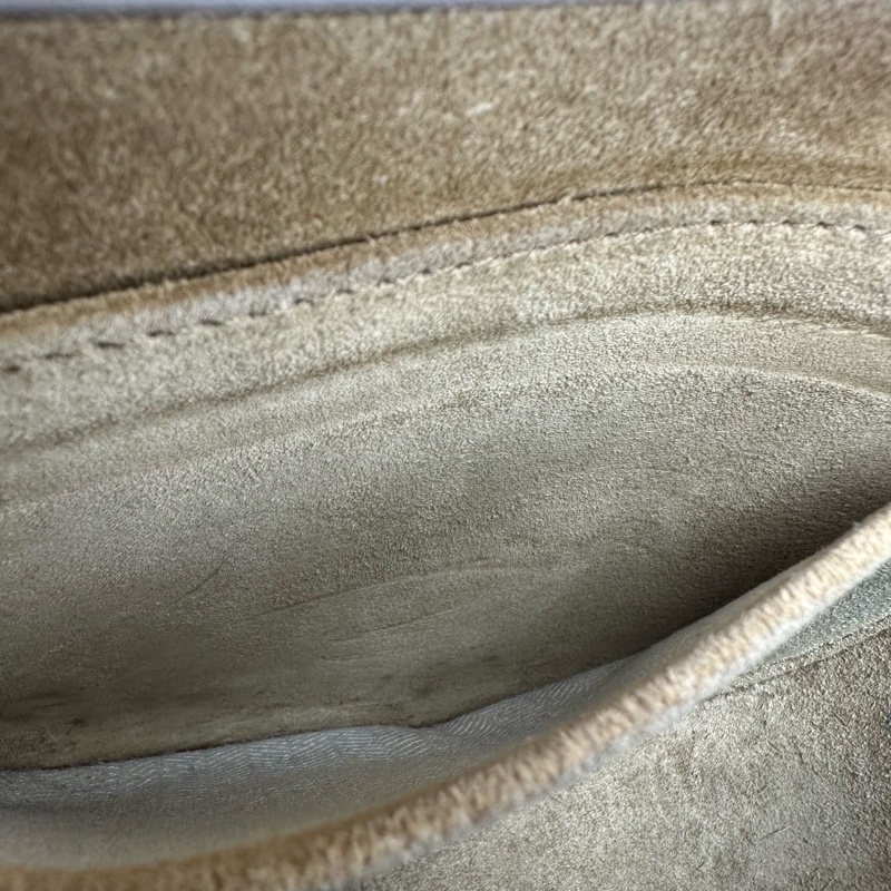 LOEWE Mini Gate 杏色馬鞍包 斜肩包-20