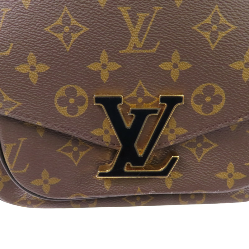 LOUIS VUITTON Monogram Passy銀扣鏈帶肩背袋-8