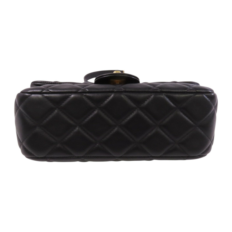 CHANEL 羊皮皮革Lady Handle金扣手挽肩背兩用袋-3