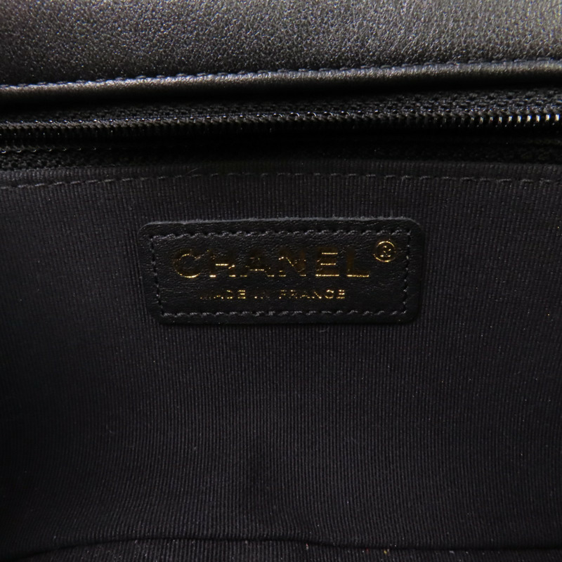 CHANEL 羊皮皮革Lady Handle金扣手挽肩背兩用袋-5