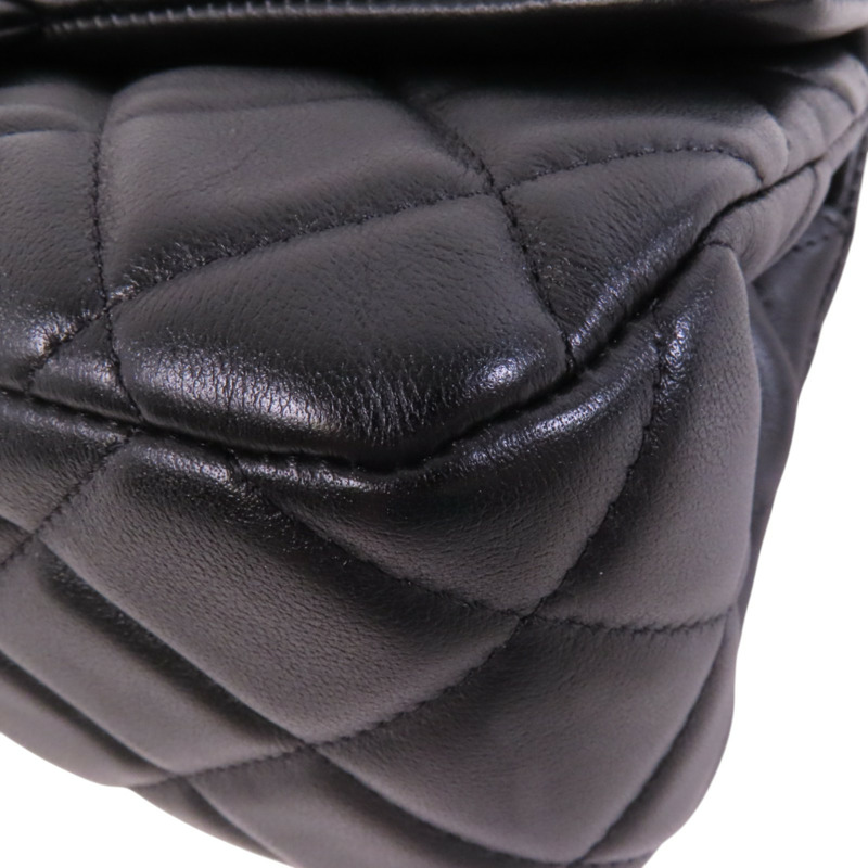 CHANEL 羊皮皮革Lady Handle金扣手挽肩背兩用袋-11