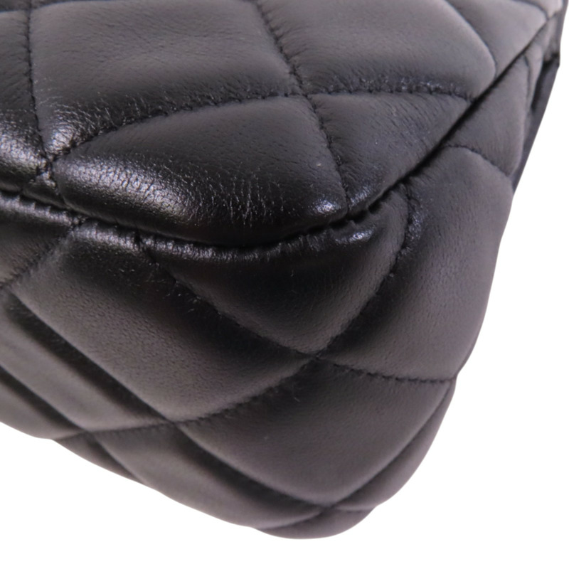 CHANEL 羊皮皮革Lady Handle金扣手挽肩背兩用袋-13