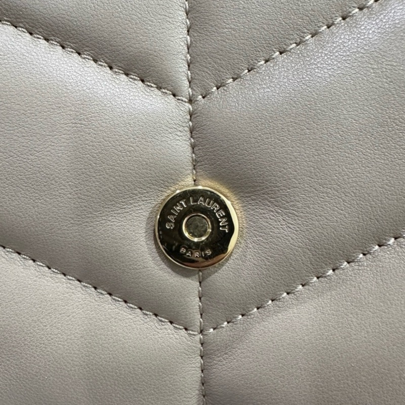 YSL Puffer mini 奶茶色-10