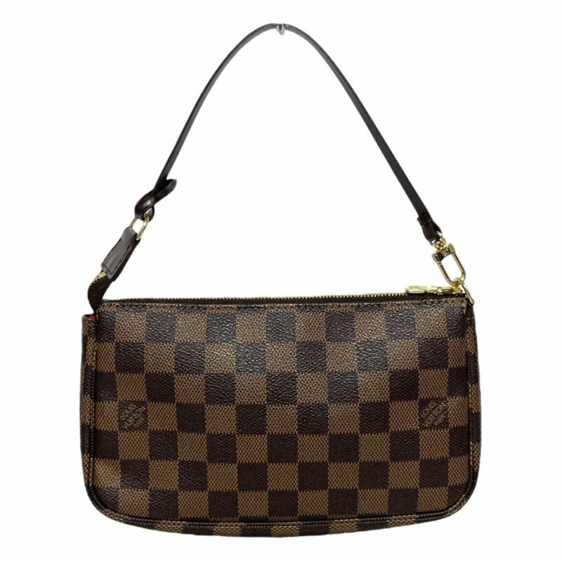 LOUIS VUITTON 路易威登 Pochette Accessoires N41206 手提包 女士 Damier Ebene 迷你包配件袋-1
