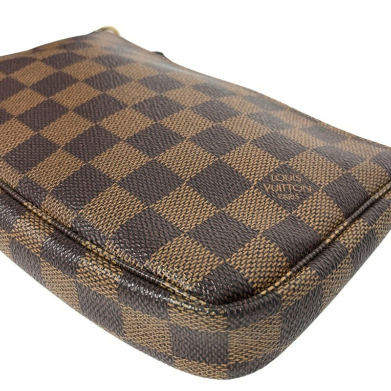 LOUIS VUITTON 路易威登 Pochette Accessoires N41206 手提包 女士 Damier Ebene 迷你包配件袋-4