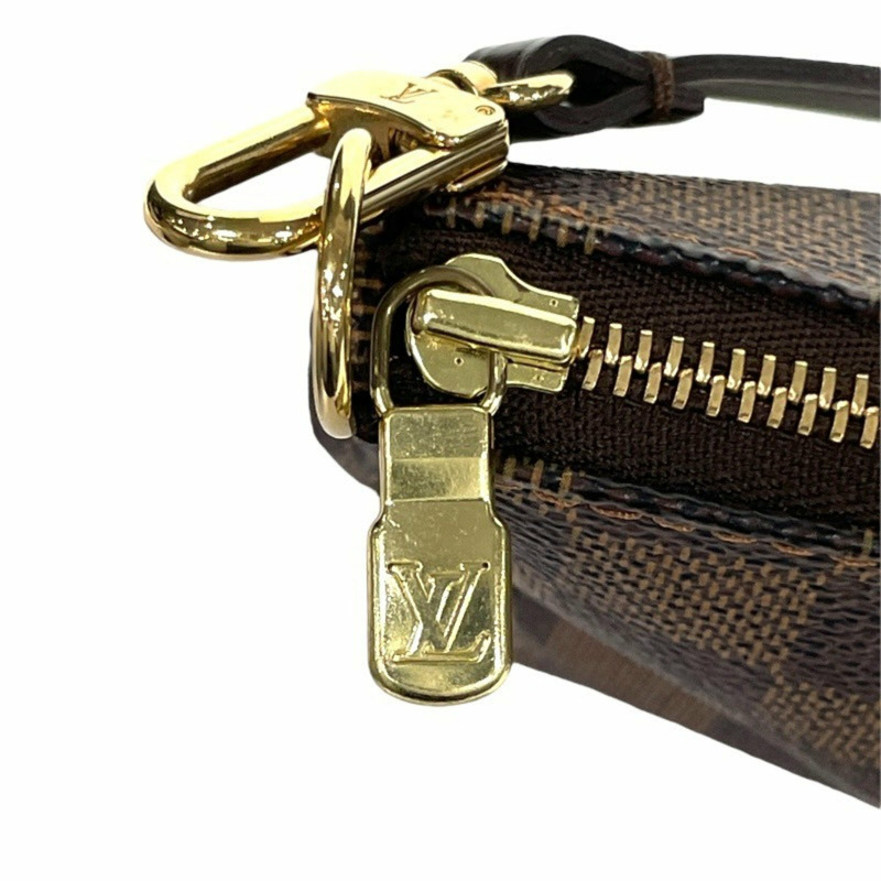 LOUIS VUITTON 路易威登 Pochette Accessoires N41206 手提包 女士 Damier Ebene 迷你包配件袋-10