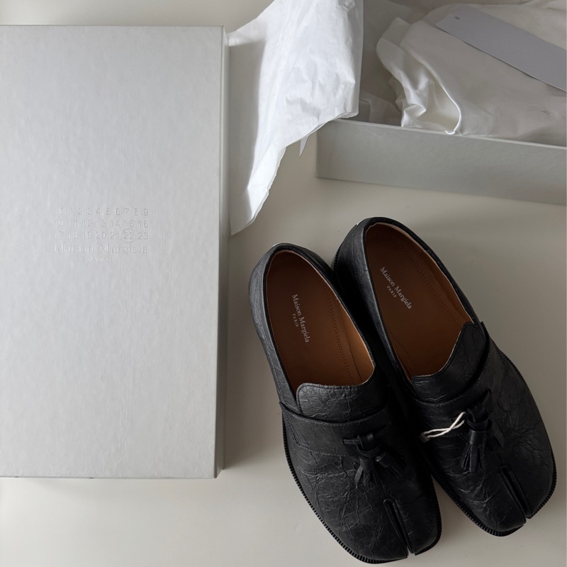 MM maison margiela 假皮tabi loafer-0