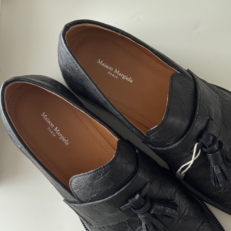 MM maison margiela 假皮tabi loafer-3