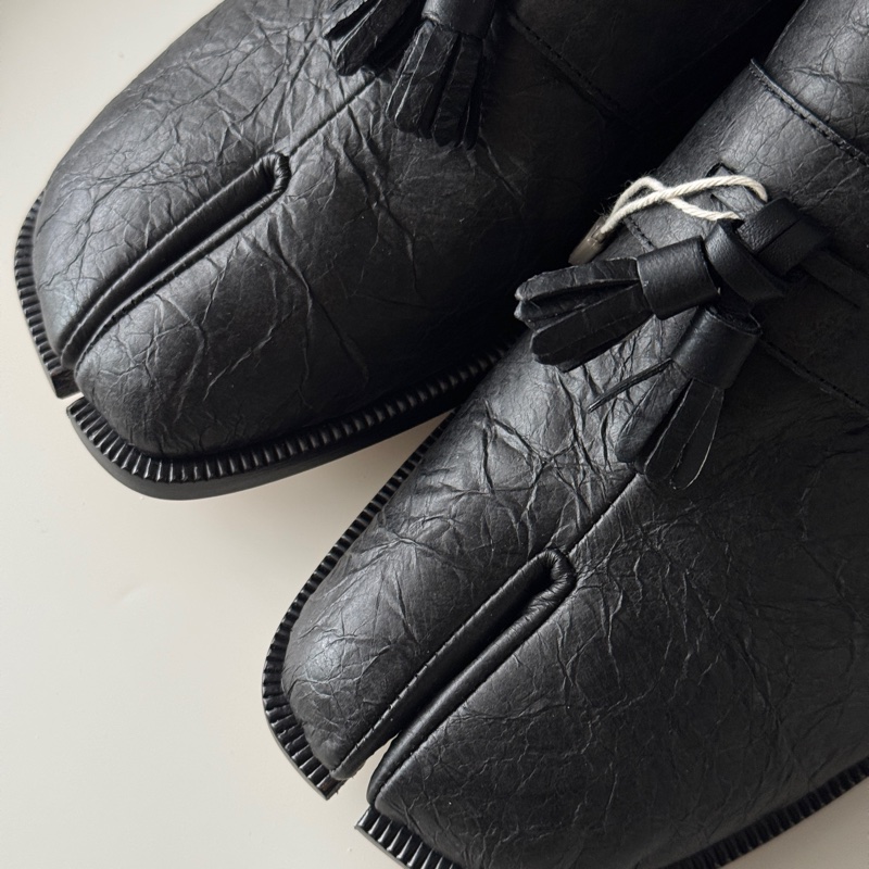 MM maison margiela 假皮tabi loafer-4