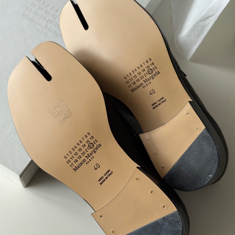 MM maison margiela 假皮tabi loafer-5