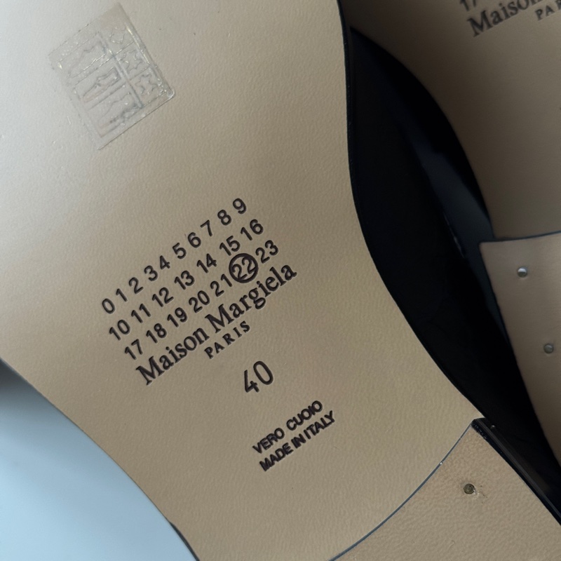 MM maison margiela 假皮tabi loafer-6